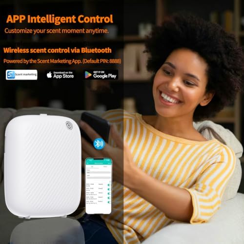 Smart Waterless Essential Oil Diffuser, 400ML Hotel Scent Diffuser with 12A1V Power Adapter for Large Room and Commercial Use, Scent Air Machine Cover Up to 2000 Sq.Ft - Image 2