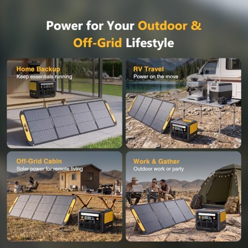 VTOMAN Jump 600X 600W Portable Power Station with Foldable 200W Solar Panel - Image 3