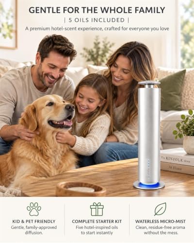 JEKAL Waterless Essential Oil Diffuser, Smart Cordless Scent Machine - Image 5