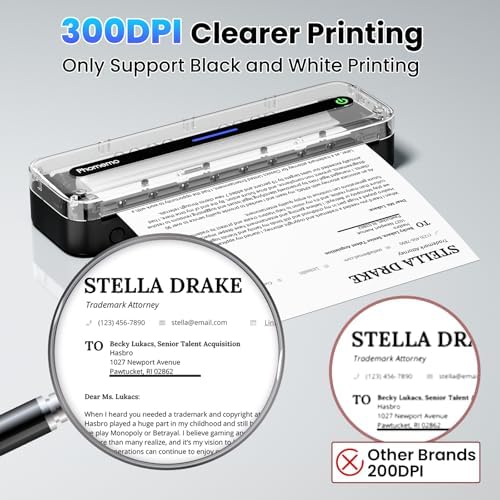 Phomemo M832 Portable Thermal Printers Wireless for Travel with Case - Image 5