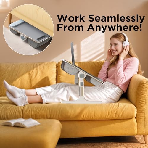 FoldWise 2-in-1 Bed & Lap Desk with Soft Cushion, Adjustable Height & Angle - Image 5