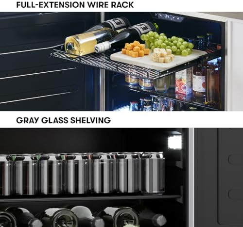 Zephyr Presrv 24 Inch Outdoor Wine Fridge & Beverage Refrigerator for Patio - Image 5