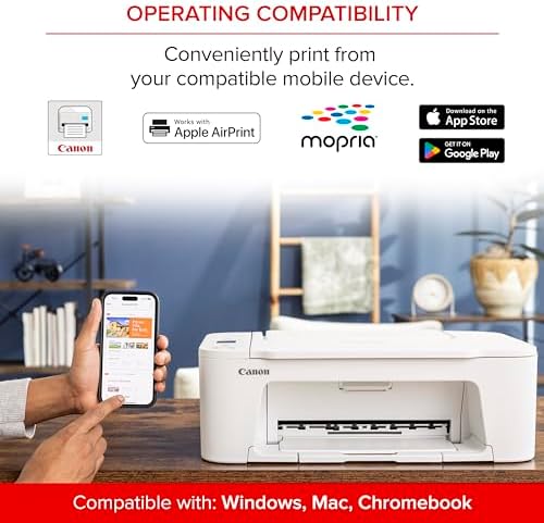 Canon PIXMA TS3720 Wireless All-in-One Printer for Basic Home Printing, White - Image 5