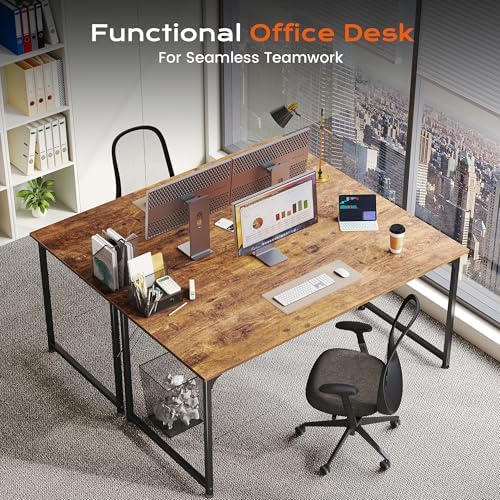 PRAISUN 47 X 24 Inch Computer Desk with Deeper Desktop - Image 3