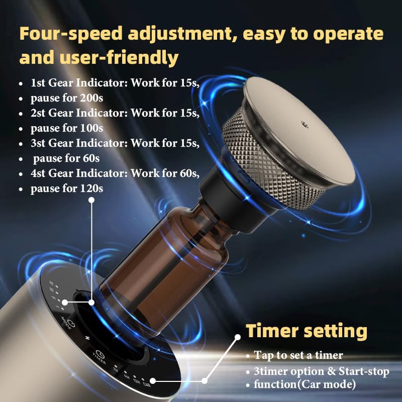2026 Upgraded Rechargeable Waterless Car Scent Diffuser Kit, Auto On/Off - Image 4