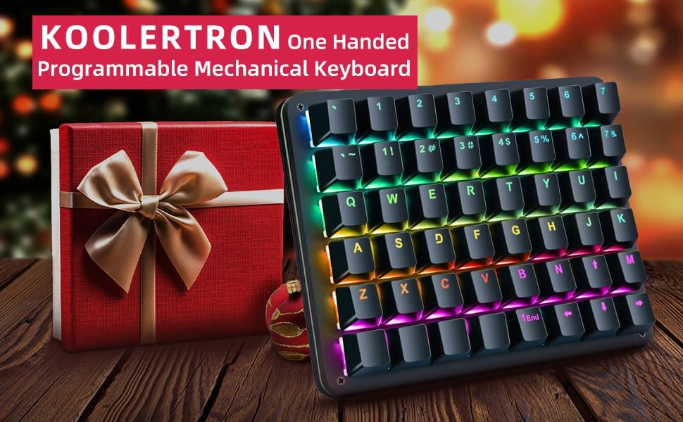 Koolertron One Handed Programmable Gaming Keyboard,for Windows PC Gamer - Image 2