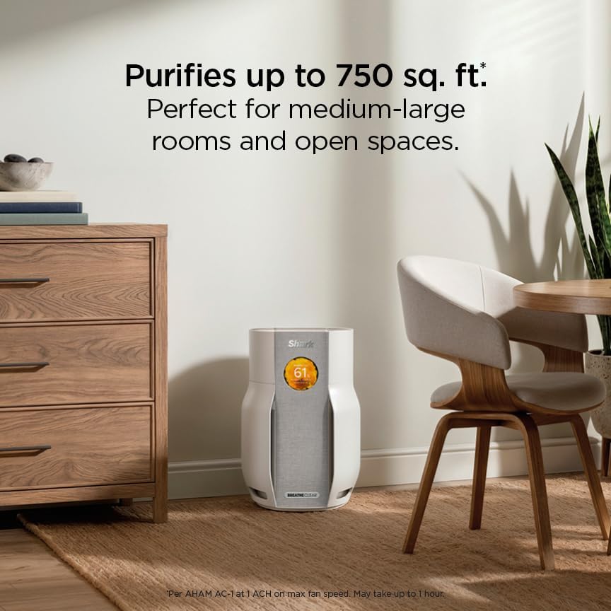 Shark BreatheClear Smart Air Purifier, HP162, Dove - Image 5