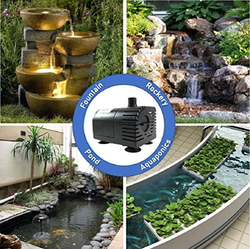 12V-24V DC Dry-run Protection Brushless Submersible Water Pump, 410GPH, for Solar Fountain, Fish Pond, and Aquarium… - Image 7