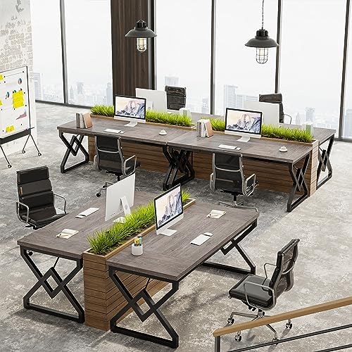 Tribesigns 63 inch Executive Desk, Industrial Computer Desk for Home Office - Image 6