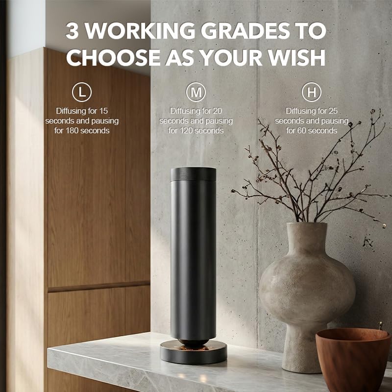 Cold Air Waterless Diffuser, Hotel Collection Diffuser, Waterless Essential Oil Diffuser for Homes, Offices, Covers 1000 Sq Ft, Remote Control (Fragrance Not Included) - Image 3