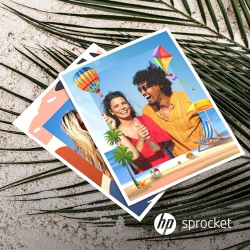 HP Sprocket 3.5 x 4.25" (8.9x10.8 cm) Premium Zink Sticky Back Photo Paper, 100 Sheets, Compatible Only with HP Sprocket 3x4 & Photobooth Photo Printers - Image 5