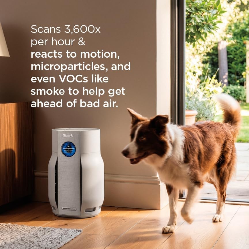 Shark BreatheClear Smart Air Purifier, HP162, Dove - Image 4