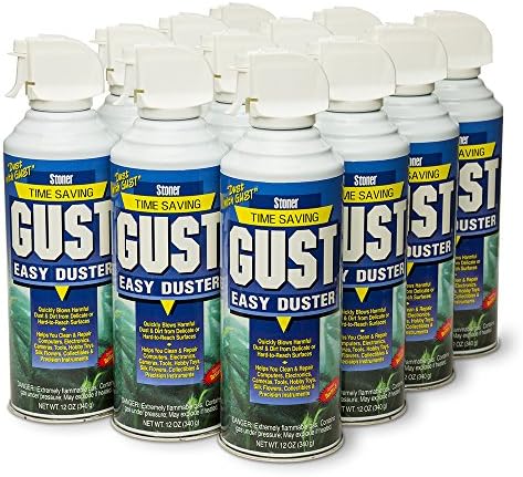 Stoner Car Care 94203-12PK GUST Easy Air Duster - 144-Fluid Ounces 12-Pack by StonerCarCare