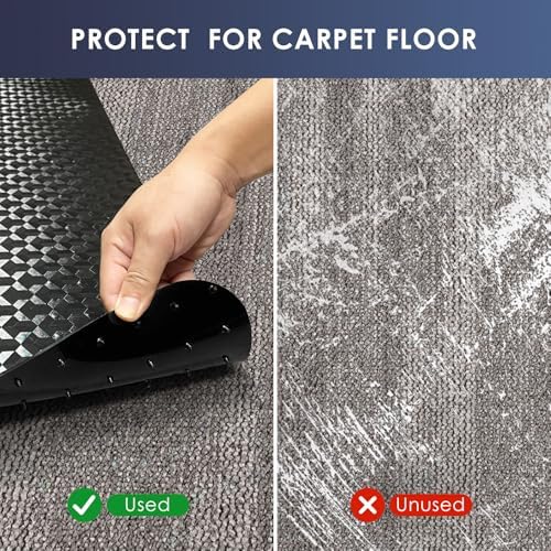 Vicwe Office Chair Mat for Carpet, 48"x36" Heavy Duty Chair Mat with Studs - Image 4