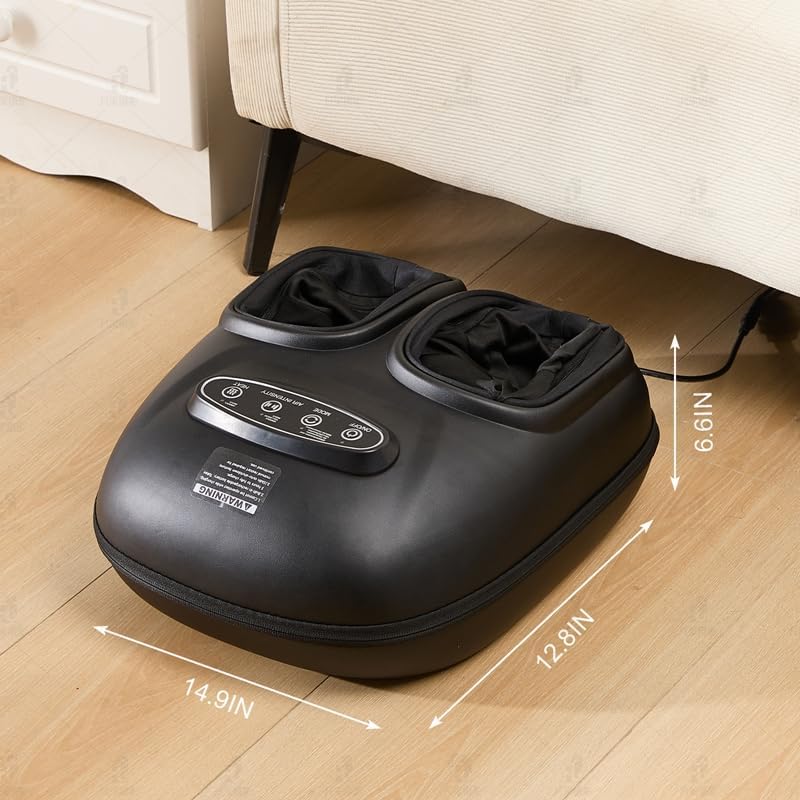 LINGTENG Foot Massager, Heated Foot Massager (Maroon Red) - Image 5