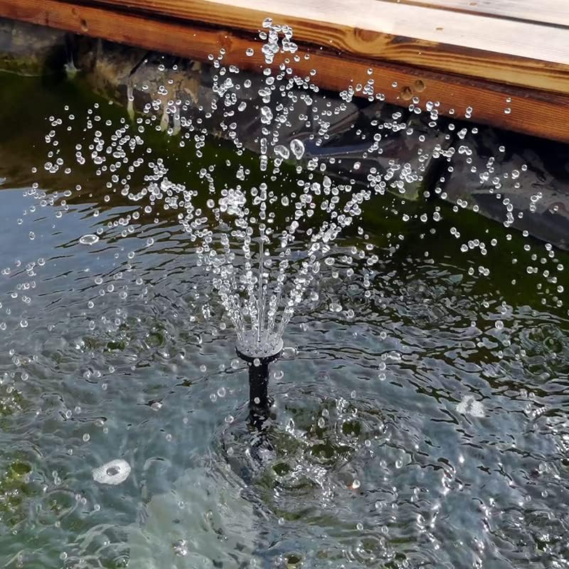 Solar Water Pump with Backup Battery and Fountain Lights for Birdbath, Fountain, Small Pond, Garden Decoration (Battery and Lights Included) - Image 5