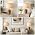 AIEAMPDO 21'' Set of 2 Farmhouse Ceramic Small Table Lamps for Living Room Bedroom, Nightstand Rustic Brown Desk Lamp for Bedside End Table Entryway, 2 LED Bulbs Included - Image 7